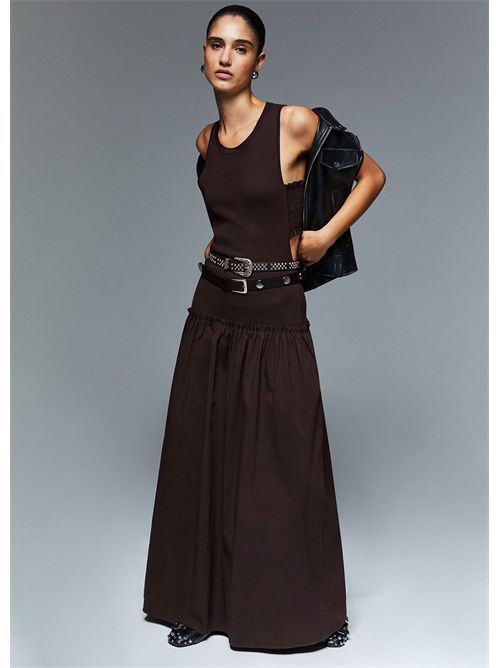 Dress woman brown LIU JO | WA6466MS55N/91109